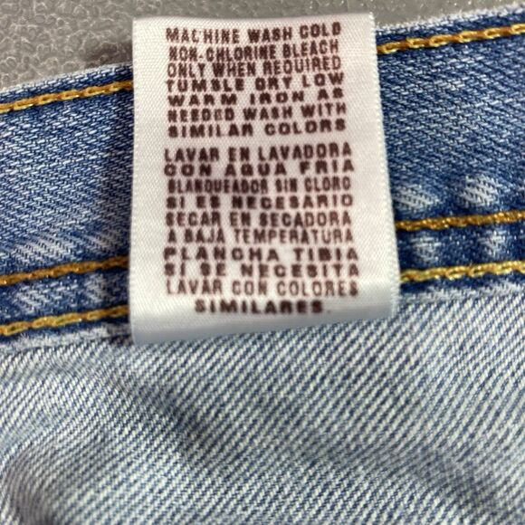 RALPH LAUREN Polo Jeans Co Kelly Bootcut Stretch Denim Y2K Womens 12 Light Blue - Picture 9 of 9